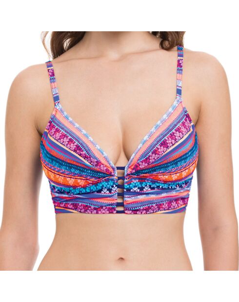 Haut de Maillot Tapestry imprimé multicolore