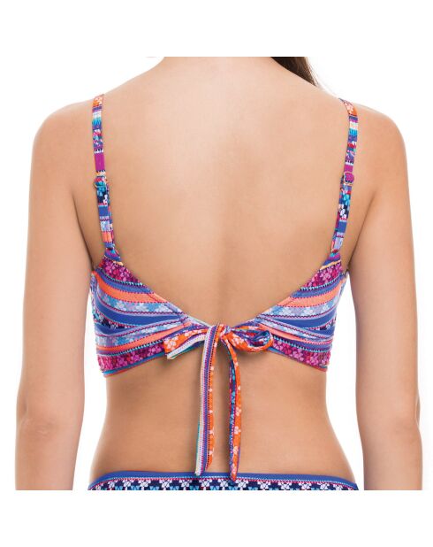 Haut de Maillot Tapestry imprimé multicolore