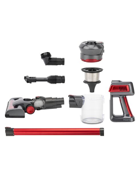 Aspirateur balai 2-en-1 sans fil UP810 PowerClean+ rouge - 160W