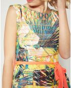 Robe Ambigue broderie fantaisie orange