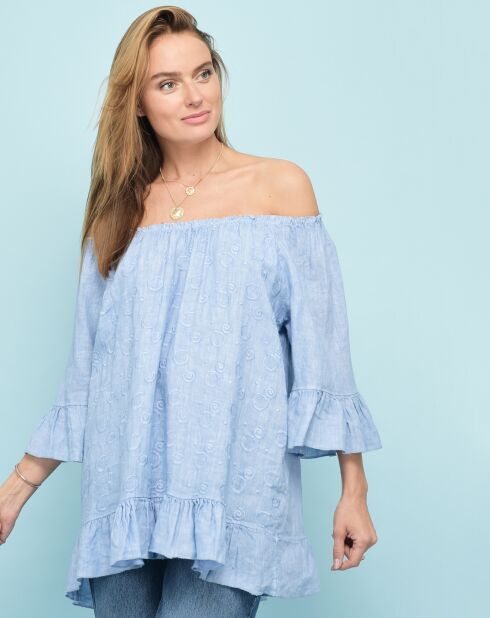 Top 100% Lin Debs cercles bleu
