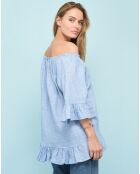 Top 100% Lin Debs cercles bleu
