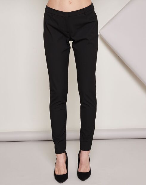 Pantalon droit Petra noir