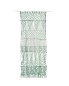 Makramee-Vorhang/Tür aus Seladon-Mesh, 100 x 280 cm