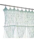 Makramee-Vorhang/Tür aus Seladon-Mesh, 100 x 280 cm
