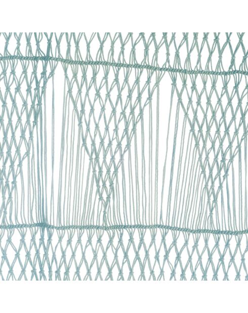 Makramee-Vorhang/Tür aus Seladon-Mesh, 100 x 280 cm