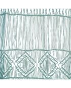 Makramee-Vorhang/Tür aus Seladon-Mesh, 100 x 280 cm