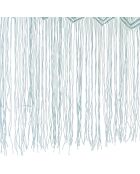 Makramee-Vorhang/Tür aus Seladon-Mesh, 100 x 280 cm
