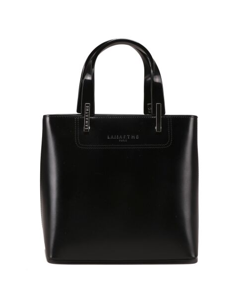 Sac à main en Cuir Portofino noir - 24.5x23x12 cm