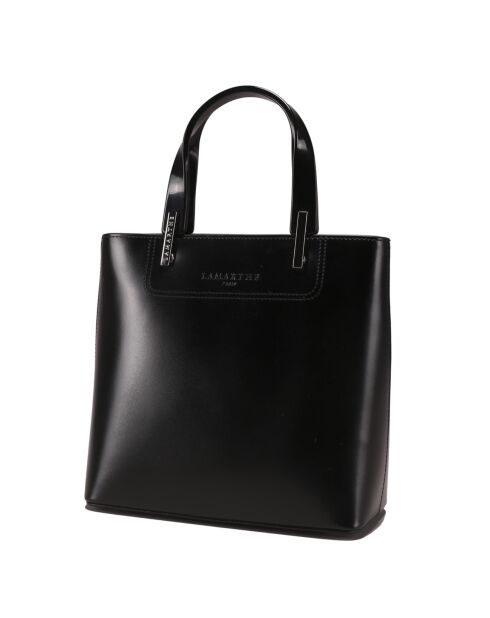 Sac à main en Cuir Portofino noir - 24.5x23x12 cm