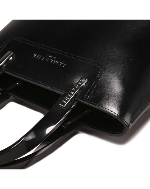 Sac à main en Cuir Portofino noir - 24.5x23x12 cm