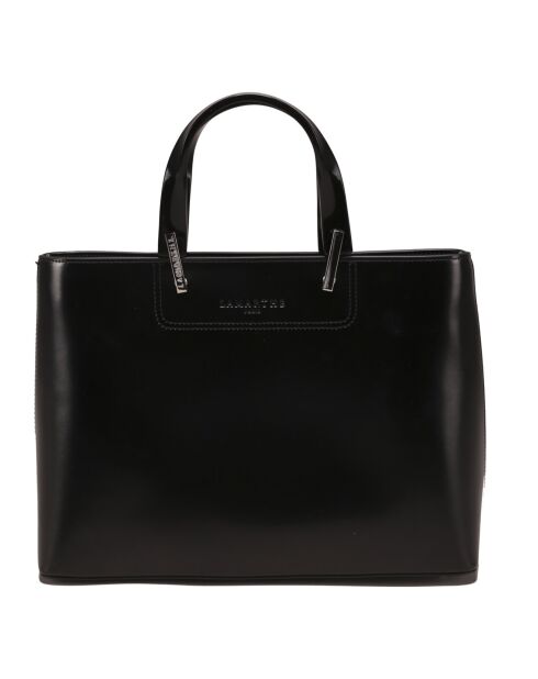 Sac à main en Cuir Portofino noir  - 35x25x11 cm