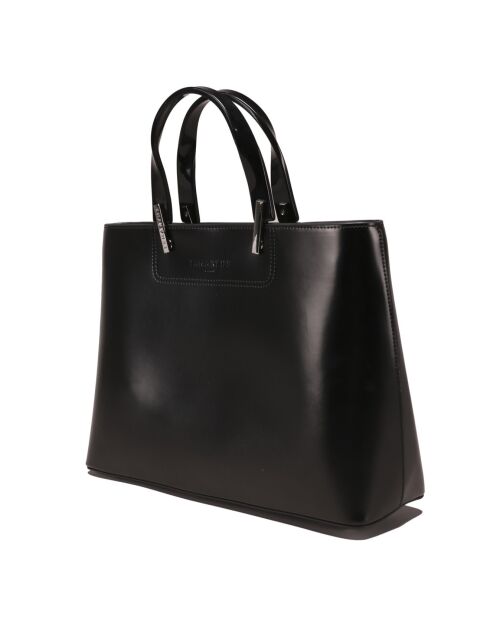 Sac à main en Cuir Portofino noir  - 35x25x11 cm