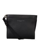 Sac bandoulière Fidèle en Cuir noir - 20x17x7 cm
