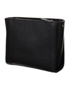 Sac bandoulière Fidèle en Cuir noir - 20x17x7 cm