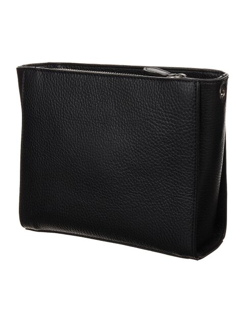 Sac bandoulière Fidèle en Cuir noir - 20x17x7 cm