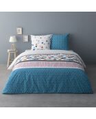 Parure housse de couette & 2 taies Gilles multicolore - 240x220 cm