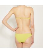 Maillot de bain 2 pièces Bandeau vert/jaune