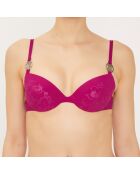 Haut de maillot de bain Corbeille à coques violet