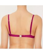 Haut de maillot de bain Corbeille à coques violet
