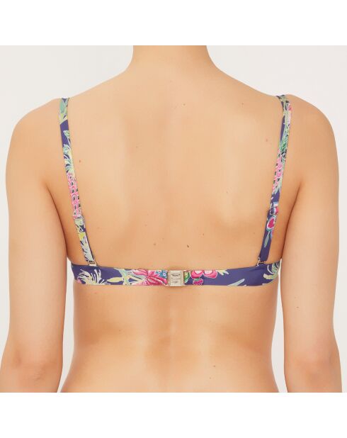 Top de baño Corbeille con conchas azules