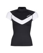 Top de bain en Lycra Pietra noir/blanc