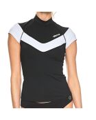 Top de bain en Lycra Pietra noir/blanc