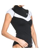 Top de bain en Lycra Pietra noir/blanc