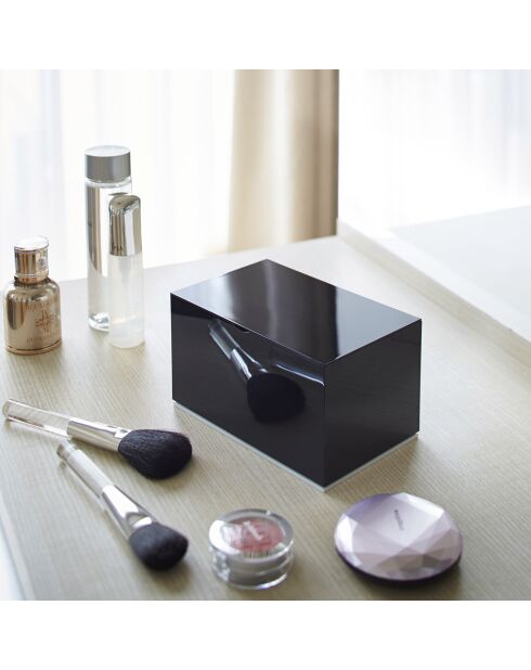 Zwarte opbergdoos - 16x10x9 cm