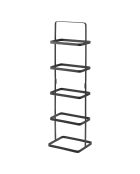 Étagère de rangement pour chaussures Tower noire - 22x18x77.5 cm