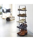 Étagère de rangement pour chaussures Tower noire - 22x18x77.5 cm