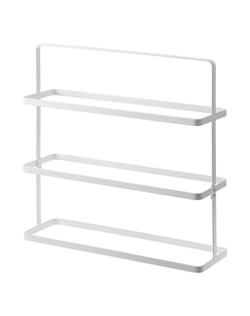 Scaffale porta scarpe Tower bianco - 50x14x45,5 cm