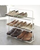Étagère de rangement pour chaussures Tower blanche - 50x14x45.5 cm