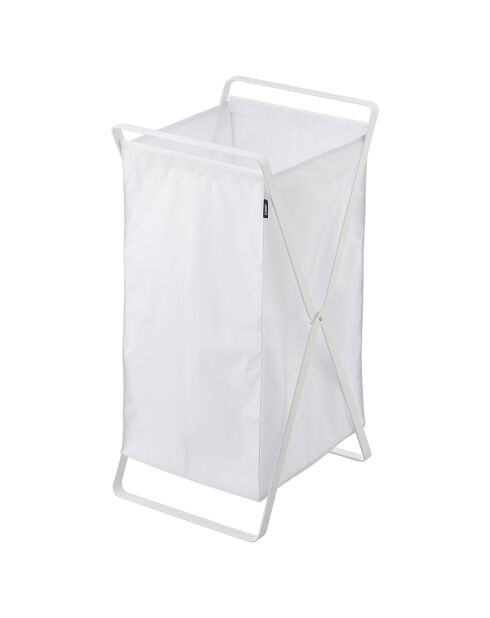 Panier à linge Tower blanc - 30x36x64 cm