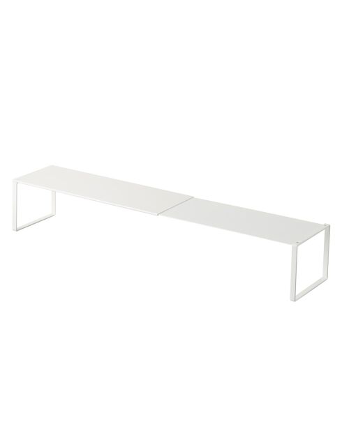 Rangement pour chaussures blanc - 60x12x10 cm