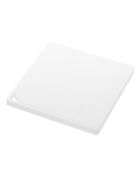 Dessous de plat Silicum Tower Square blanc - 15x15 cm