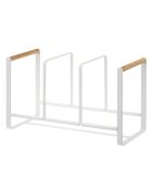 Étagère de rangement pour vaisselle Tosca blanche - 34.5x16.5x20 cm
