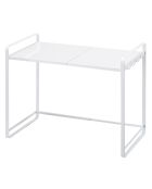 Étagère de rangement extensible Tower blanche - 47.5x35x50 cm