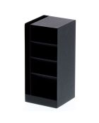 Rangement pour bureau noir - 9x9x20 cm