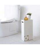 Porte-papier toilette blanc - 23x12.5x48 cm