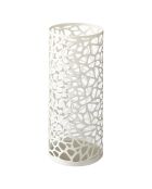 Porte-parapluies rond Nest blanc - 19x19x46.5 cm