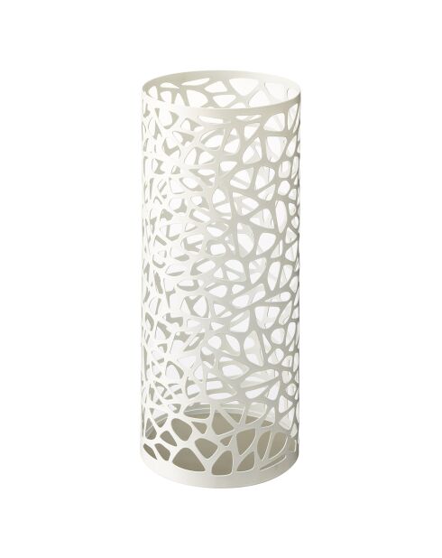Porte-parapluies rond Nest blanc - 19x19x46.5 cm