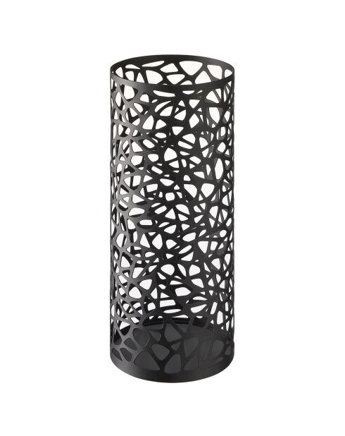 Porte-parapluies rond Nest noir - 19x19x46.5 cm