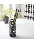 Porte-parapluies rond Nest noir - 19x19x46.5 cm