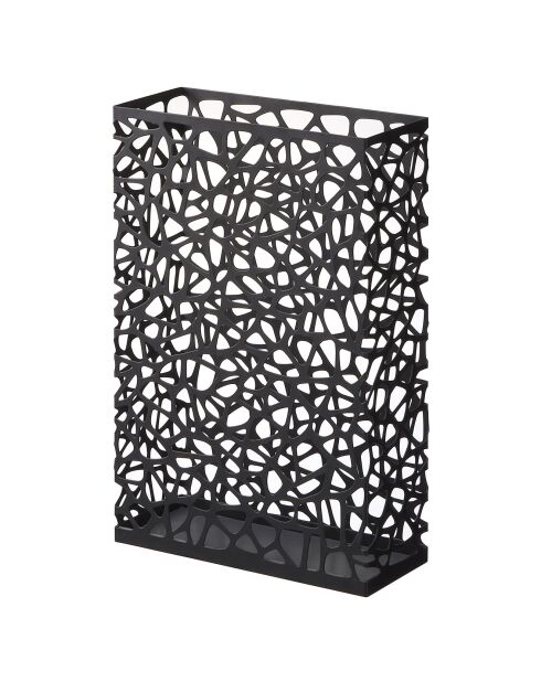 Porte-parapluies rectangle Nest noir - 30x12x45 cm