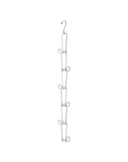 Rangement pour sacs Joce blanc - 7.5x8x77 cm