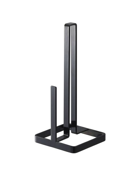 Porte essuie-tout noir - 11x11x26.5 cm
