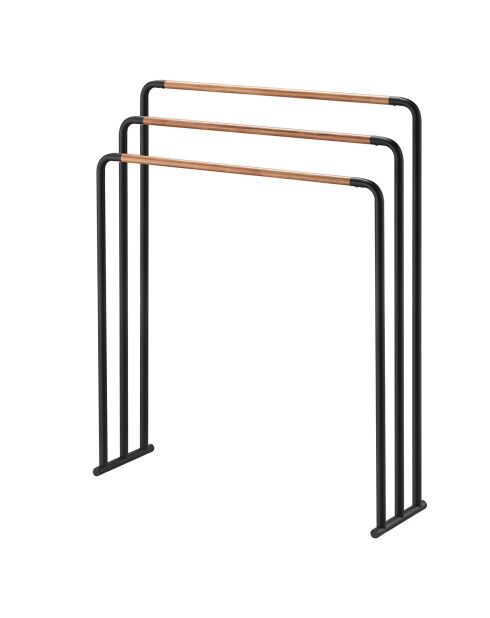 Toallero de baño negro Avion - 70x19x83 cm