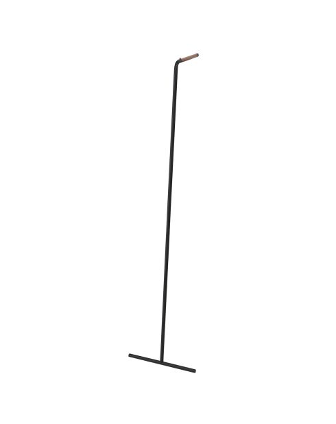 Porte-manteaux Leaning noir - 38.5x42x160 cm