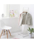 Porte-manteaux What blanc - 40x40x140 cm